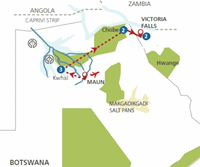 Betaalbaar Botswana (10 dagen) - Zimbabwe - Victoria Falls