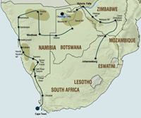 De grote vier landen reis (30 dagen) - Zuid-Afrika - Kaapstad