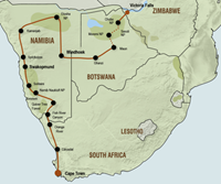 Kampeersafari van Kaapstad naar Victoria Falls (23 dagen) - Zuid-Afrika - Kaapstad