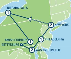 Great Eastern Cities (9 dagen) - Amerika - Noordoosten - New York