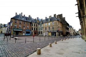 Le Parvis de la Cathédrale II - Frankrijk - Normandië - Bayeux