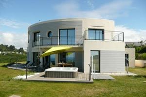 Premium-Ferienvilla mit Jacuzzi 180° Panorama-Meer - Frankrijk - Bretagne - Telgruc-sur-Mer- 8 persoons