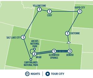 Rockies & Rails (13 dagen) - Amerika - N-Westen+Rockies - Denver