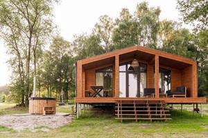 Lodge voor 5 personen met hottub op vakantiepark Wilsumer Berge - Duitsland - Europa - Wilsum