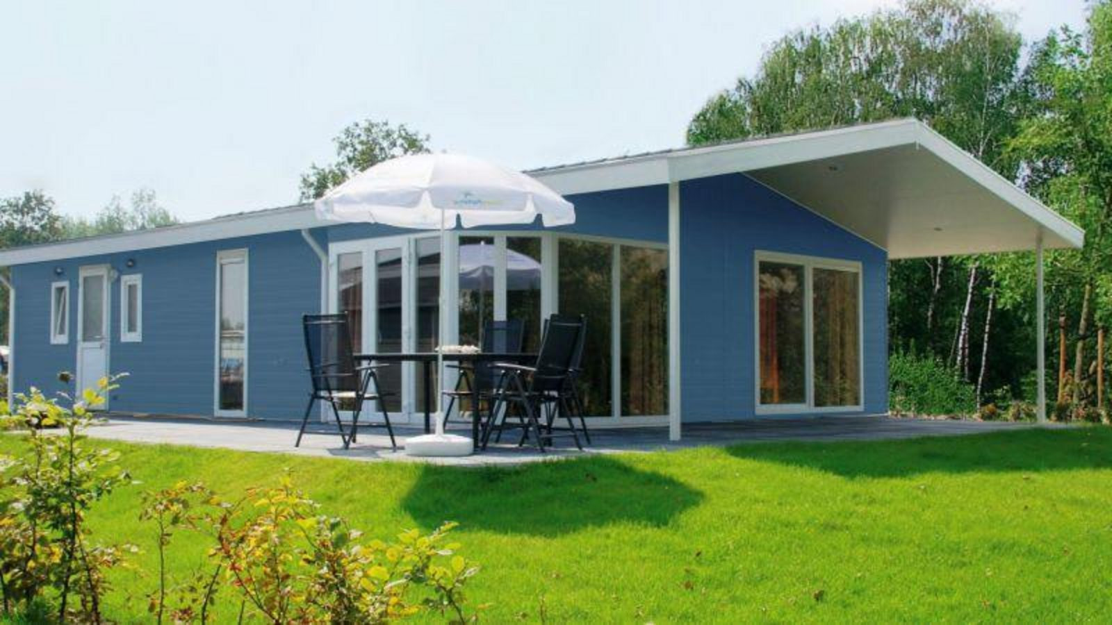 Chalet voor 6 personen met overdekt terras op vakantiepark bij de Veluwe - Nederland - Europa - Nijkerk