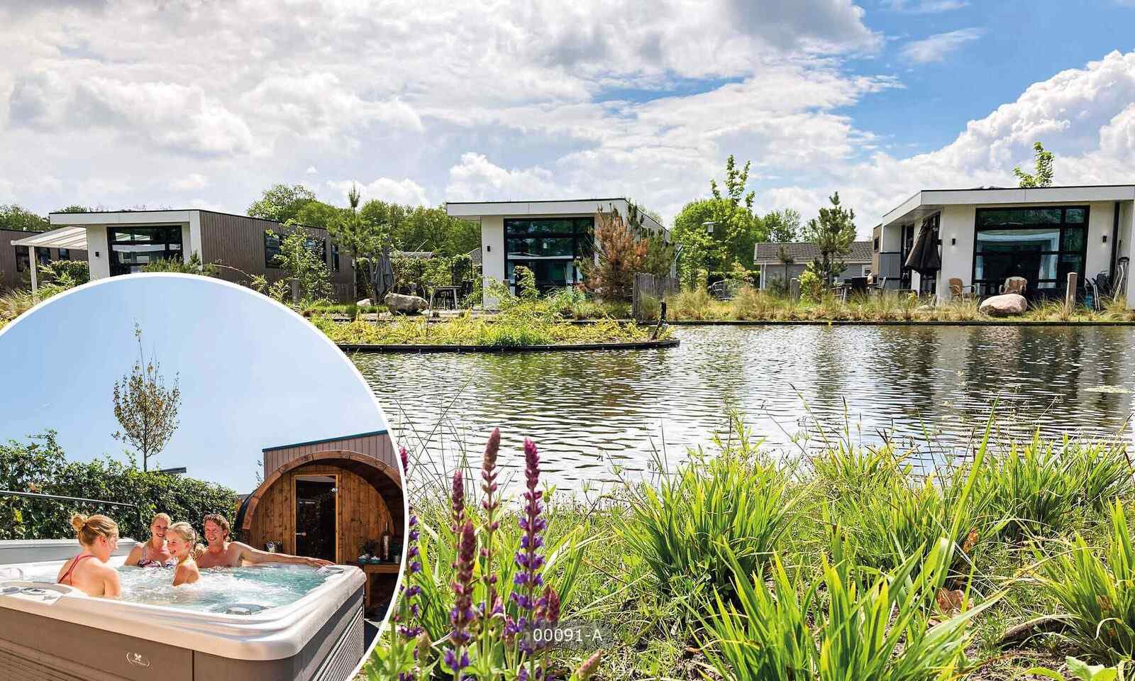 Chalet voor 4 personen met sauna en bubbelbad op vakantiepark Westerkogge - Nederland - Europa - Berkhout