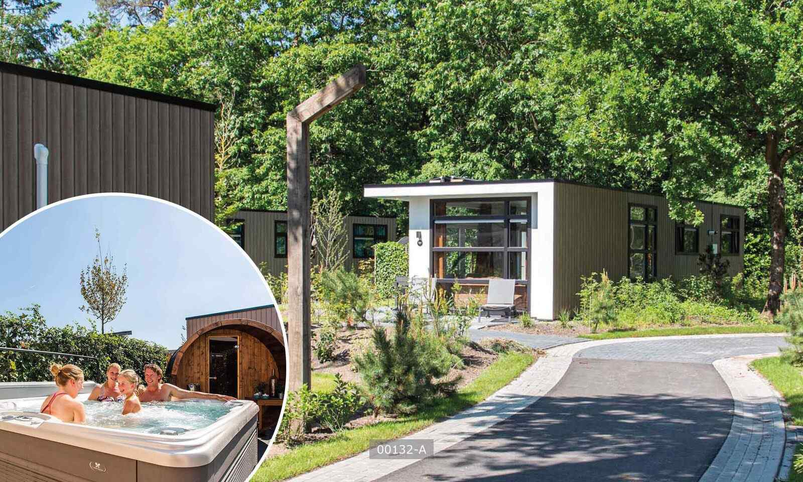 Luxe 6-persoons vakantiehuis met sauna en bubbelbad op vakantiepark op de Veluwe - Nederland - Europa - Beekbergen