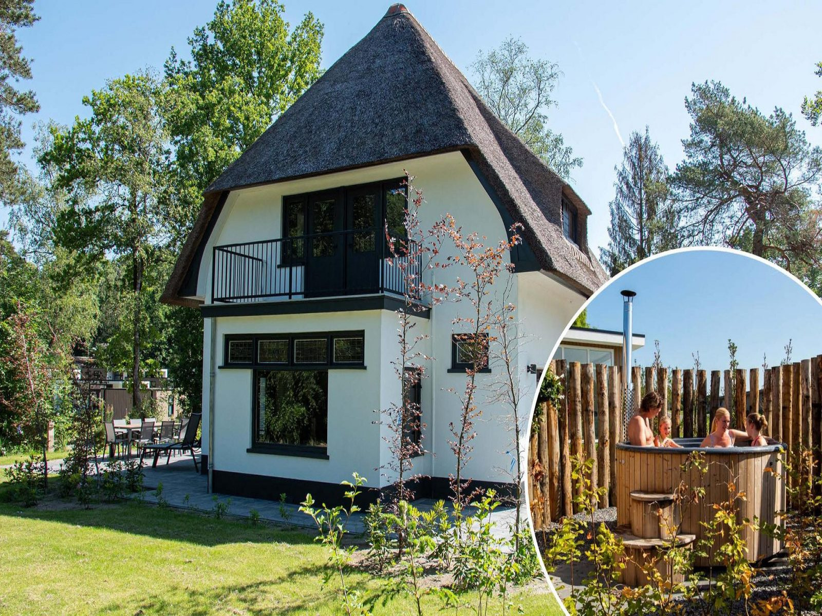 Luxe villa voor 8 personen met hottub gelegen op vakantiepark midden op de Veluwe - Nederland - Europa - Beekbergen