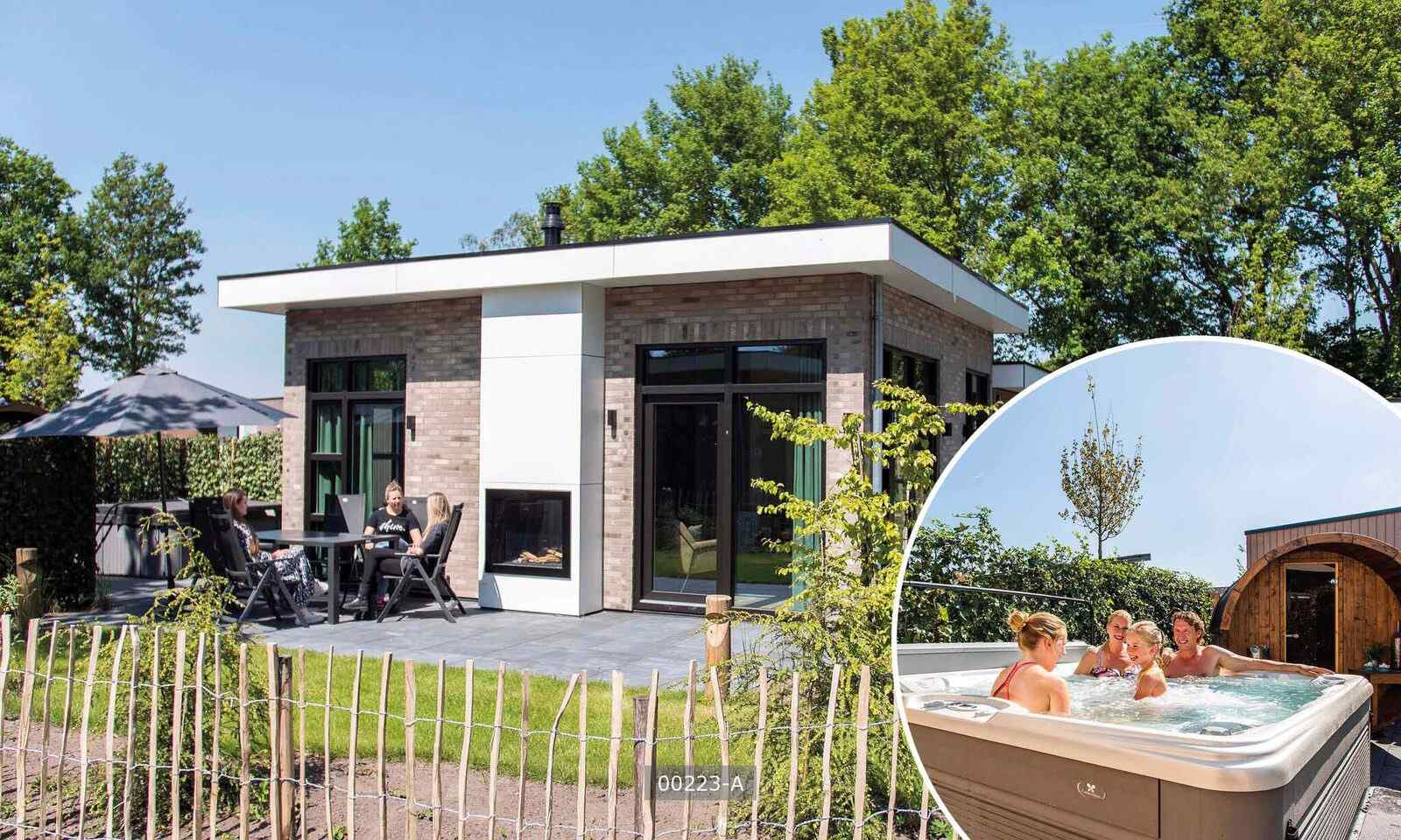 Prachtig 6 persoons vakantiehuis met wellness op Residence de Leuvert met buitenzwembad - Nederland - Europa - Cromvoirt