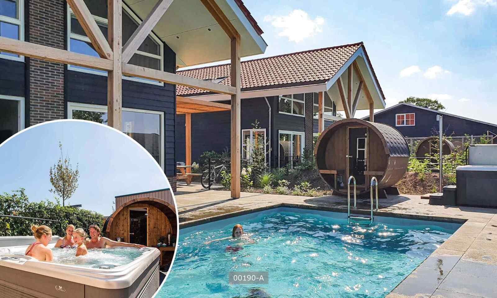 12 persoons vakantiehuis met privé zwembad, bubbelbad en sauna op Résidence Lichtenvoorde - Nederland - Europa - Lichtenvoorde