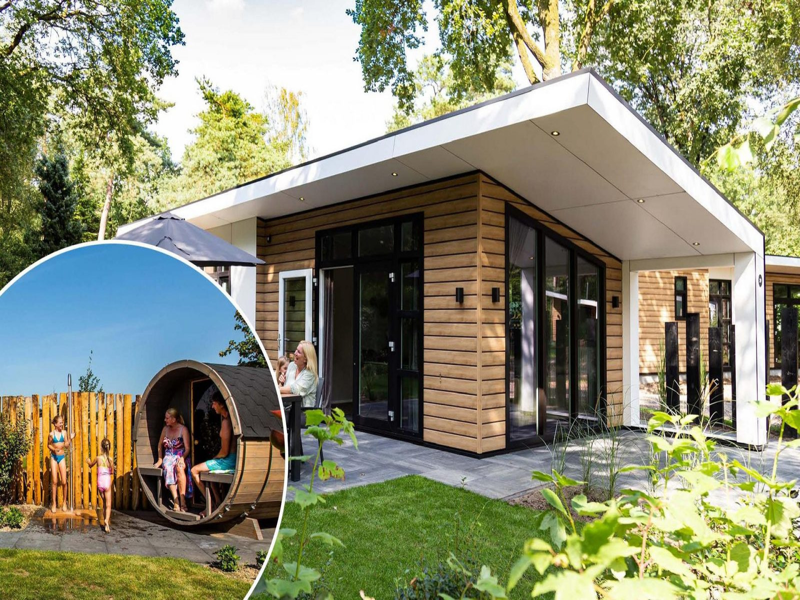 Luxe 4 persoons vakantiehuis met sauna nabij Garderen op de Veluwe - Nederland - Europa - Garderen