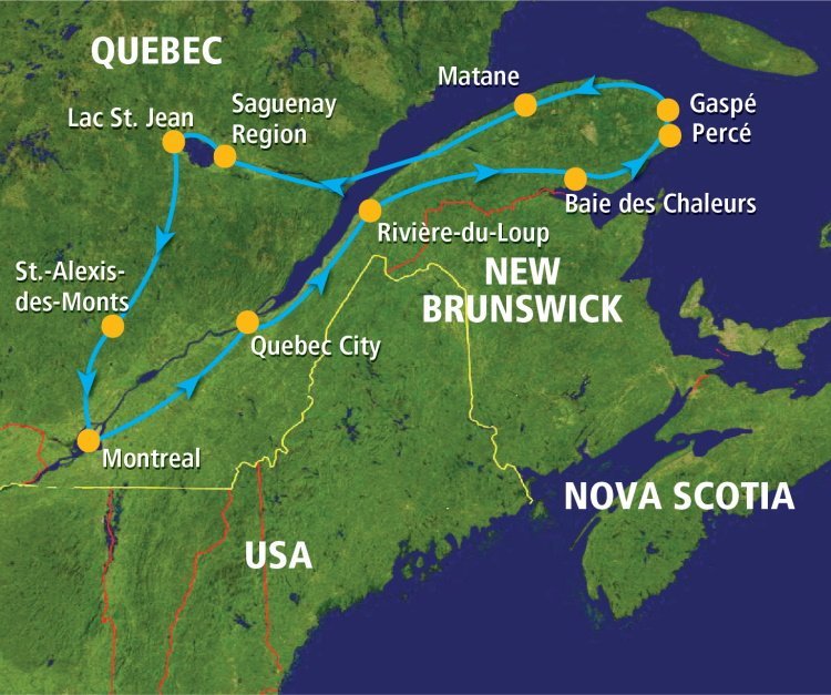 Canadaplus.nl Splendid Nature of Quebec (16 dagen) - Canada - Oost Canada - Montréal