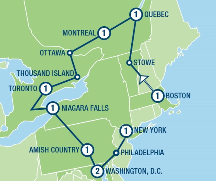 Patriot Trails (11 dagen) - Amerika - Noordoosten - Boston