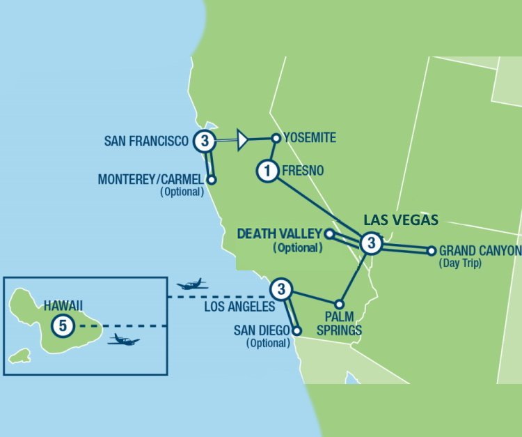 West Coast Aloha (18 dagen) - Amerika - Zuidwesten - San Francisco