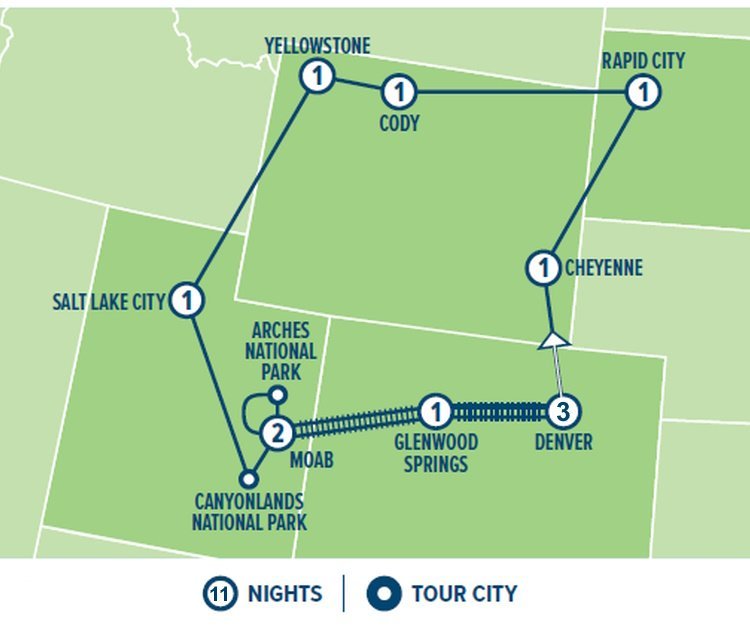 Rockies & Rails (13 dagen) - Amerika - N-Westen+Rockies - Denver