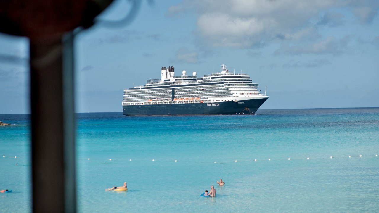 Holland America Line Eurodam - afvaart Fort Lauderdale Miami - Verenigde Staten - Florida - Fort Lauderdale