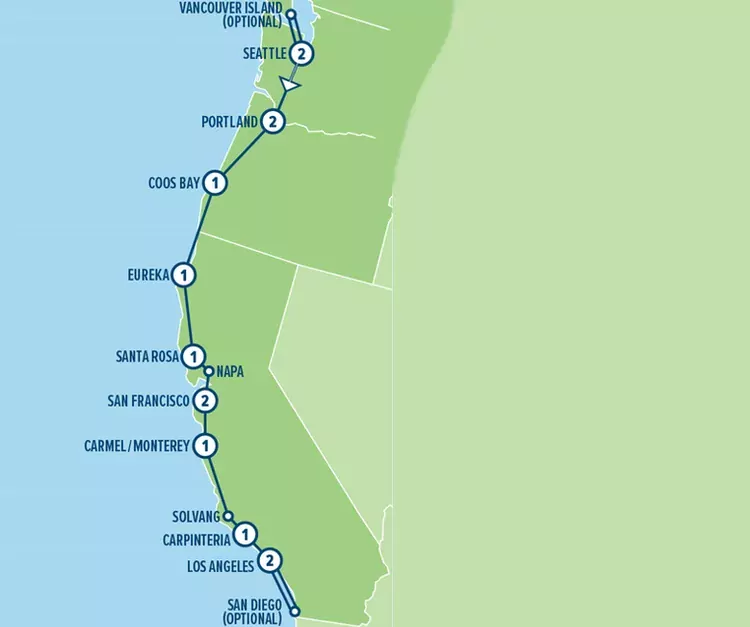 Pacific Coast Insider (15 dagen) - Amerika - N-Westen+Rockies - Seattle