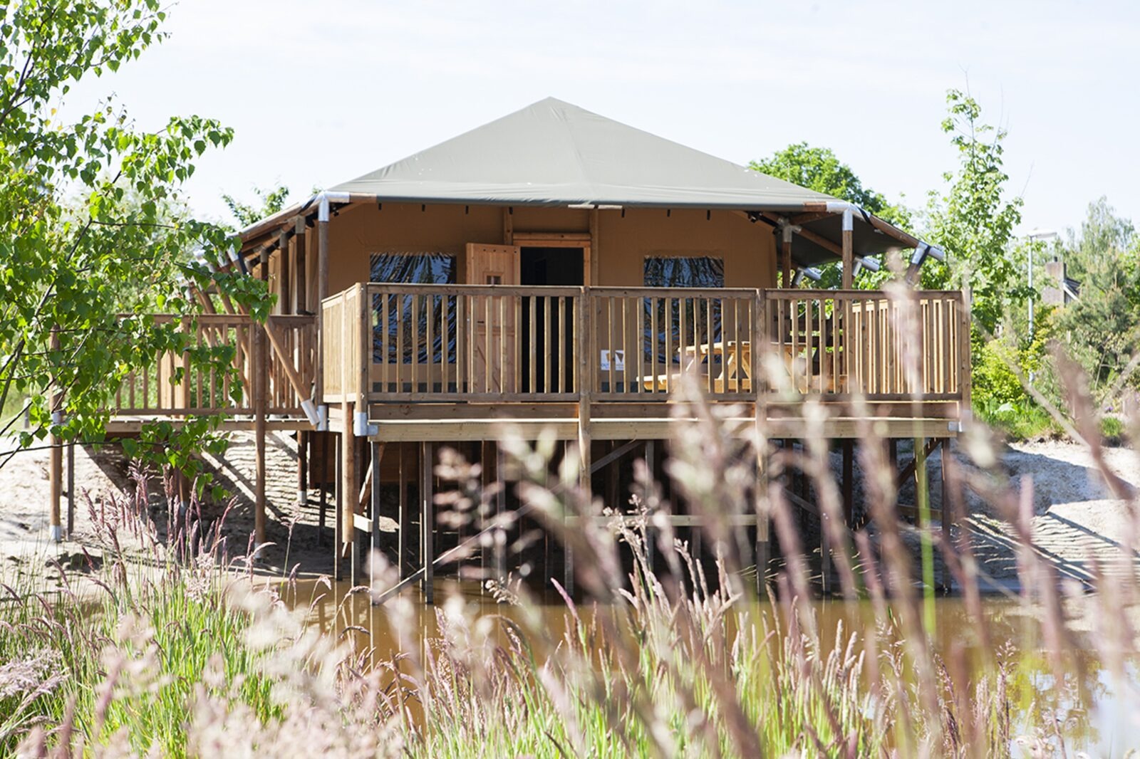 Safaricottage XL aan de voet van de Holterberg - 8 personen - Nieuw Heeten