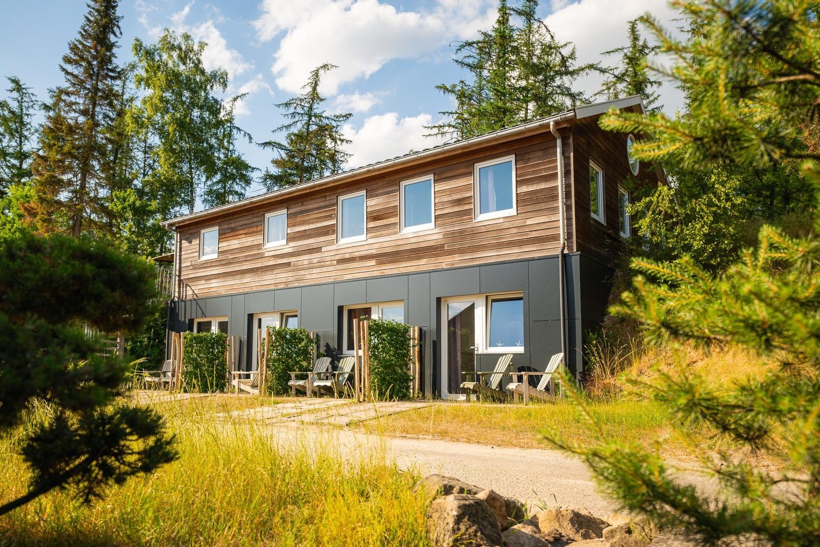 Groepsaccommodatie met hottub + trekkershutten - 18 personen - Wilsum Deutschland