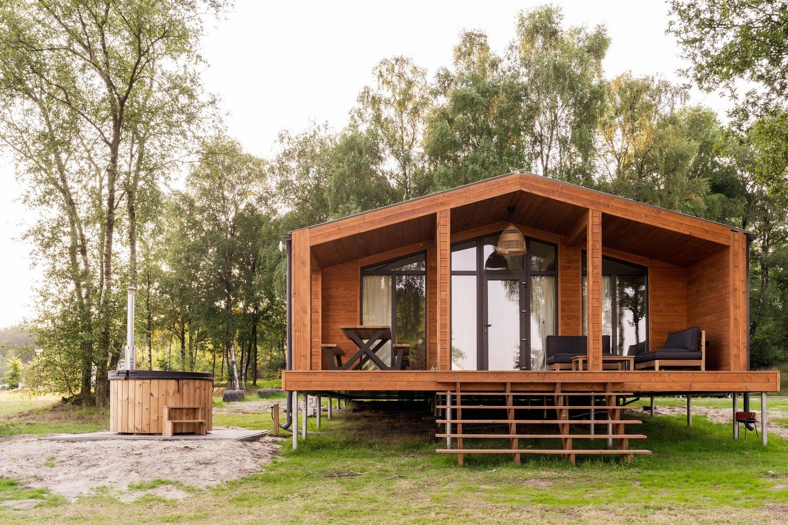 Chalet aan water met privé hottub - 5 personen (DE) - Wilsum Deutschland