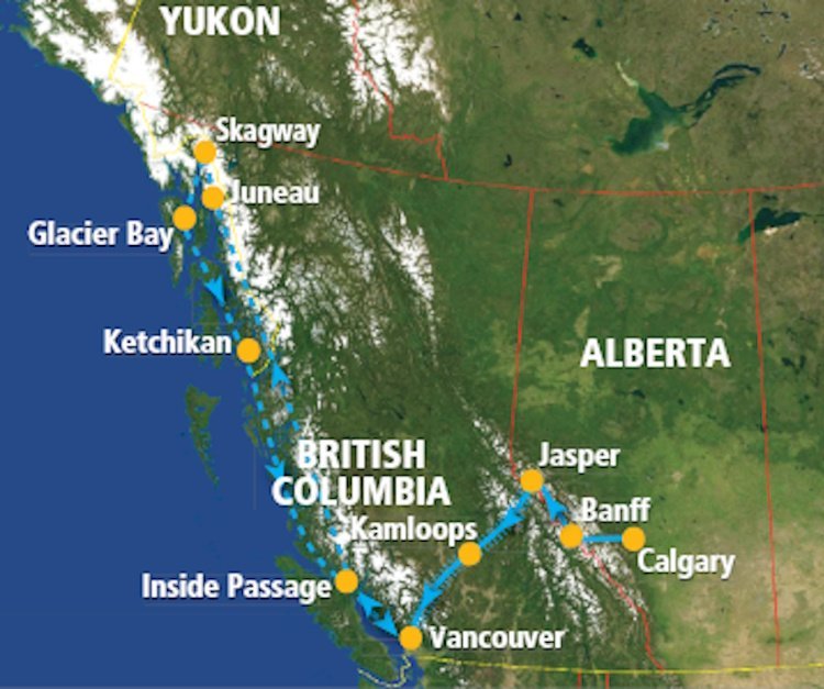 Rocky Mountain Rail Tour & Alaska Cruise (17 dagen) - Canada - West Canada - Calgary