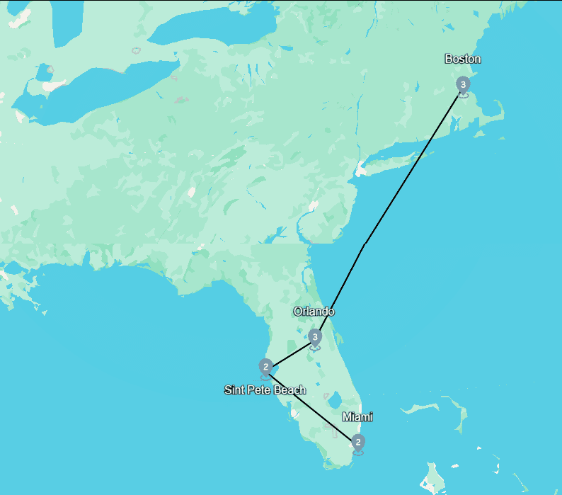Boston & Florida - Amerika - Noordoosten - New York