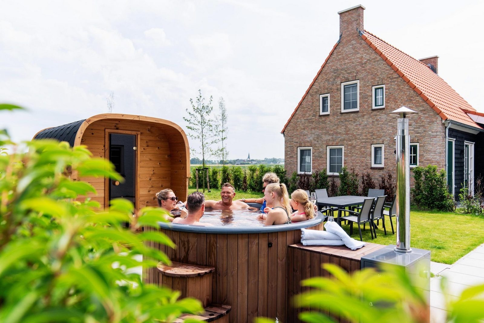 Villa met hottub, sauna, huisdiervriendelijk - 7 persoons - Ossenisse