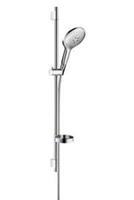 Raindance Select S 150 / Unica'S Puro glijstangset 90 cm, wit-, chroom