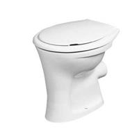 Eurovit staand toilet vlakspoel PK verhoogd (+6 cm), wit