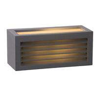 Lucide wandlamp buiten DIMO IP54 - antraciet - 25x10,3x11 cm - Leen Bakker