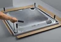 Floor douchevloerondersteuning staal (lxbxh) 1400x1000x80 - 200mm toepassing douchevloerdrager