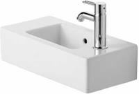 Handwaschbecken Vero 50cm, Hahnloch rechts, Farbe: Weiß - 0703500008 - Duravit