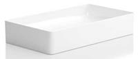 Living Square Waschtisch-Schale, ohne Hahnloch, ohne Überlauf, 600x340,, Farbe: Weiß mit LCC - H8114344001121 - Laufen