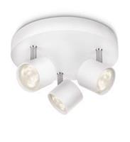 Philips Opbouwspot MyLiving Star LED Wit 3 x 4.5W
