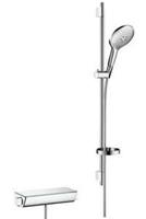 Raindance Select S 150 / Ecostat Select douchethermostaat met glijstangset 90 cm, wit-, chroom