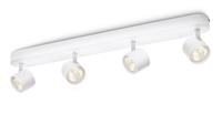 Philips opbouwspot MyLiving Star LED Wit 4 x 4.5W