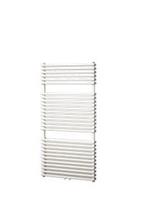 Plieger Florian Nxt designradiator dubbel horizontaal met middenaansluiting 1216x500mm 833W zilver metallic