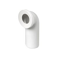 Abu toiletbocht 90° 11 cm met aansluiting 4/5 cm, wit