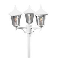 Konstsmide Buitenverlichting lantaarnpaal Virgo 54 cm 3-lichts wit 573-250