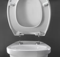 Pressalit Calmo closetzitting wit met deksel voor universele toiletpot