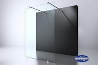 Best Design Erico vrijstaande wand 120x200cm NANO glas 8mm