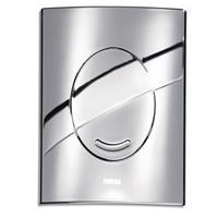 WISA XS Argos bedieningspaneel closet/urinoir kunststof chroom. glans (lxbxh) 160x160x10mm