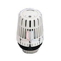 Heimeier Thermolux K radiatorthermostaatknop recht wit aansluiting op radiatorafsluiter M30x1.5 met diefstalbeveiliging