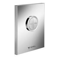 Schell Compact II Edition Eco bedieningspaneel closet/urinoir kunststof wit toepassing closet