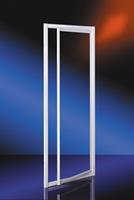 Plieger Class draaideur 3 mm glas "omkeerbaar" 86/90x185 cm voor nis of zijwand aluminium