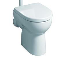 Keramag Staand Toilet Renova Met Rand Platte bodem 355x410x475mm Wit