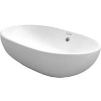 duravitag Duravit Ag - Duravit Aufsatzbecken Foster 495mm mit Überlauf, ohne Hahnlochbank, weiss, Farbe: Weiß mit Wondergliss - 03355000001