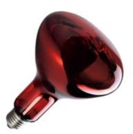 Sylvania | GlÃ¼hbirne Reflektorlampe IR | E27 Dimmbar | 250W 125mm Rot