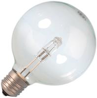 Hausmarke Halogenlampe Halogen EcoClassic Globelampe | E27 Dimmbar | 42W 95mm