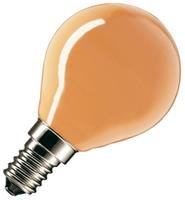 Hausmarke Gluehbirne GlÃ¼hbirne Tropfenlampe | E14 Dimmbar | 25W Orange